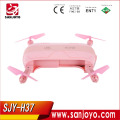 JJRC H37 Elfie RC Quadcopter Drohne Selbstauslöser FPV Echtzeit-Übertragung Pink mit einstellbarer Höhe Funktion